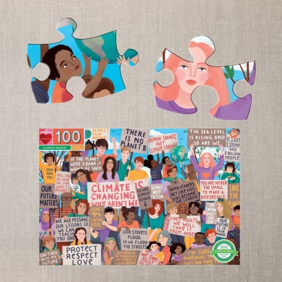 Climate March! 100 Piece Puzzle - Picture 5 of 6
